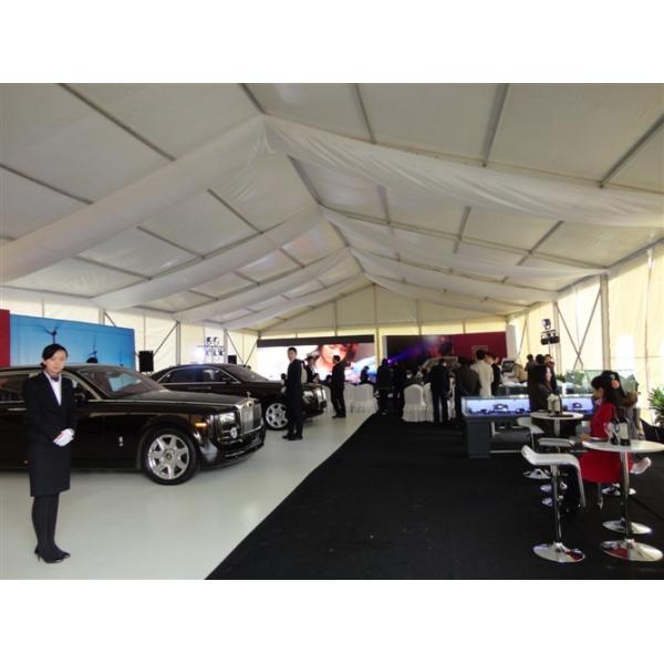 25mx30m Fabric Structure Exhibition Aluminium Frame Tents For Car Show