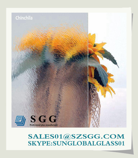 Buy 4mm frosted clear pattern glass with 3C/CE/ISO certificate at wholesale prices