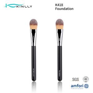 Wood Handle Synthetic Hair Luxury Makeup Brushes