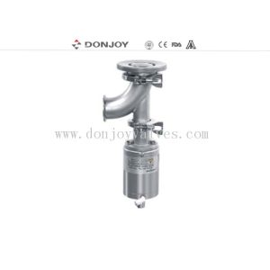 DONJOY DN100 Sanitary pneumatic elbow tank bottom valve