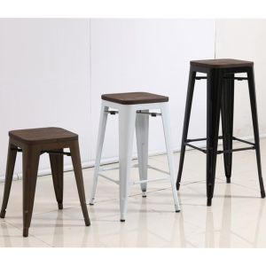 YLX-1108 Aluminium/Steel Loft Styl Square Seat Dining Chair