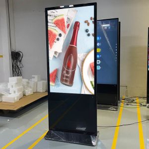 Business Floor Standing Digital Signage LCD Touch Screen Kiosk Advertising