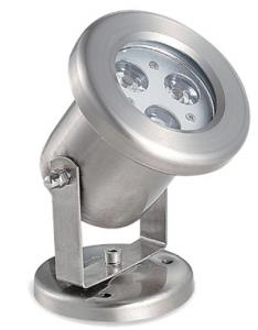 China 24VDC 3W LED pool light with 304 SS material install by angle adjustable bracket on sale