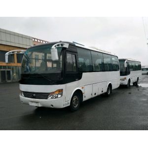 China Front Diesel Engine Used Yutong Buses Zk6752 Mini Bus 29 Seats on sale