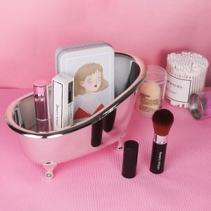 Plastic Colored Empty Makeup Containers , Hotel Mini Bathtubs For Gift Baskets