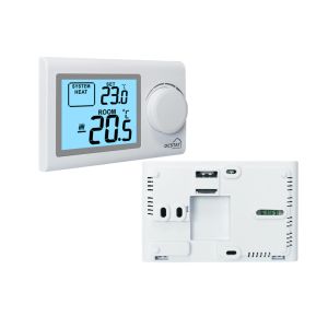 Riseem White Color Shell Digital Non Programmable Heating Room Thermostat for