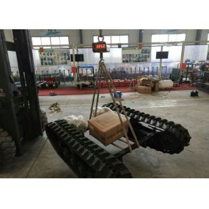Agricultural Machineries Rubber Track Undercarriage With Chassis / Power