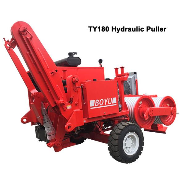 Stringing Equipment Hydraulic Cable Puller With Cummins Engine