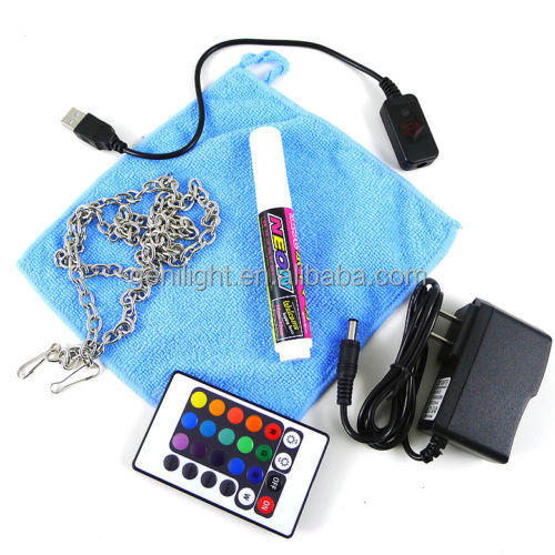 Double Sided Tempered Glass LED Writing Board Stand for Interactive Presentations