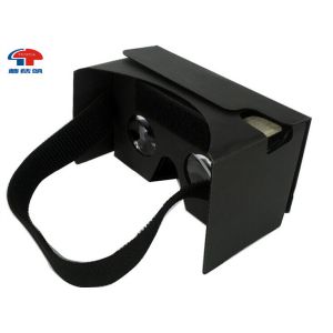 Adjustable Elastic Hook and Loop Band for VR 3D Glasses Box Carboard , OEM