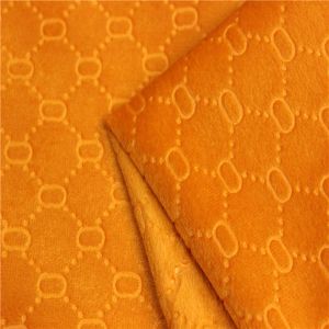 brushed loop velvet fabric for garments