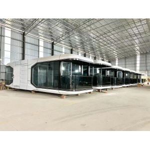 SHENGDE Prefabricated Space Capsule Container House with Bedroom and Customized