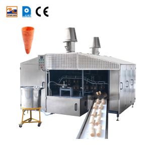 Quality Stainless Steel Material Texture Wafer Cone Production Line With Customized Design for sale