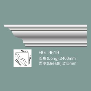 Cornice Moulding Polyurethane Crown Moulding HG-9619