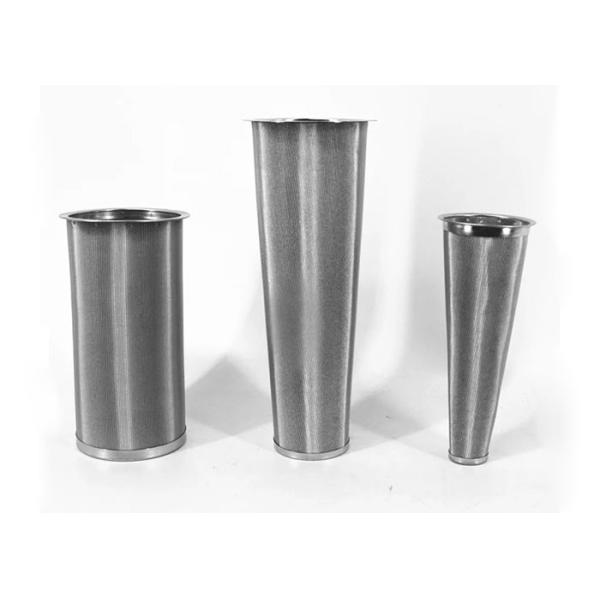 Height 10cm-22cm High Precision Sintered Metal Filter Tube For Coffee Tea Filtering