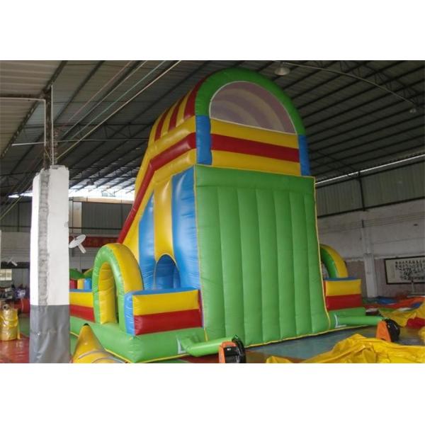Colorful Commercial 18 Foot Inflatable Slide / Inflatable