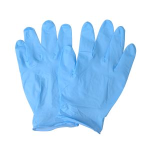 S XXL Exam Blue Nitrile Disposable Gloves ASTM6319 EN420 EN455