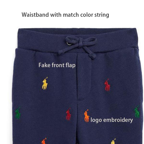 Custom Winter Fashion Breathable Baby Sweatpants Pants Kids Sports Boys Pants