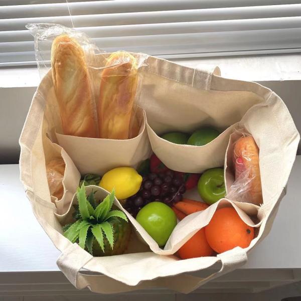 Factory OEM White color Nature Handbag Tote Cotton Bag Wholesale Custom Canvas Green Shopping Bags Shoulder Bag