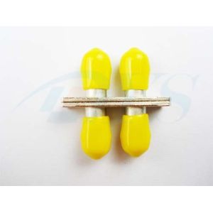 ST-ST Multimode Yellow Fiber Optic Adapter For Local Area Networks