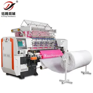 Factory Use Computerized Automatic Shuttle Multi Needle Quilting Machine For