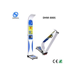 Quality Self - Service Digital Height And Weight Machine With Omron Blood Pressure Measurement for sale