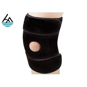 Unisex Powerlifting Knee Sleeves , Knee Compression Sleeve Running With Holes