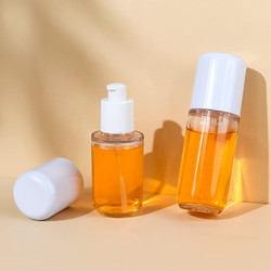 Custom Luxury Refillable Plastic Spray Bottles 80ml Empty Cylinder Clear