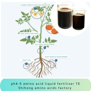 PH 4-6 Amino Acid Chelated Micronutrients Fe Zn B Mn Cu Mo Organic Liquid