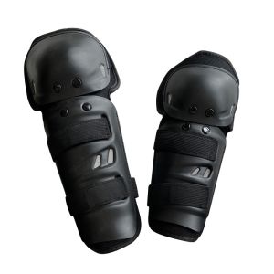 Outdoor Sports Knee Pads in Black EVA Material Four-Piece Set for Motorbike