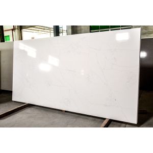 Quality 30mm Island Kitchen Artificial White Stone Benchtop for sale