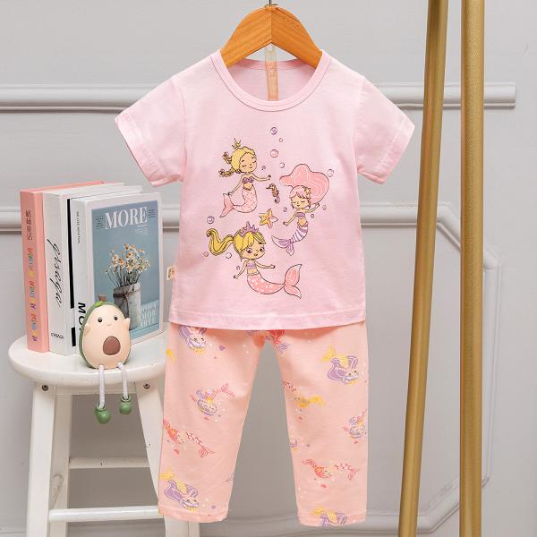 Buy Skin Friendly Children'S Short Pyjama Sets / Age 3 Pyjamas 95% Cotton at wholesale prices