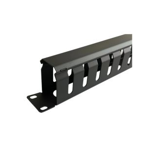 Horizontal 1U 19" Rack Mount Cable Manager