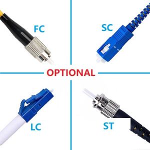 5M SC/UPC-SC/UPC Fiber Optic Ethernet Cable Good Durability For Telecommunicatio