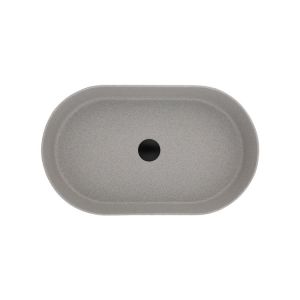 Top Mount Composite Solid Surface Granite Sink Bathroom Vessel Sink