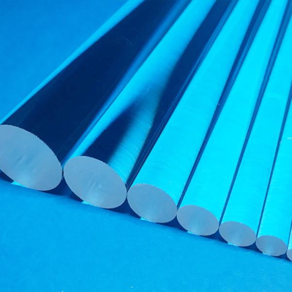 High Temperature Corrosion Resistant Clear Quartz Glass Rods Fused Silica Bars