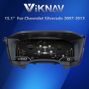 Viknav 15.1 Inch LCD Screen Car Digital Cluster For Chevrolet Silverado GMC