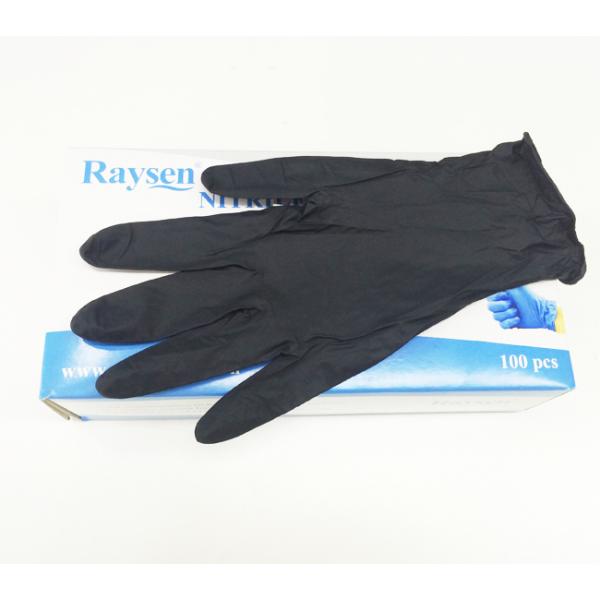 Stretchable Medical Grade Nitrile Gloves Anti - Static Not Easy To Wear