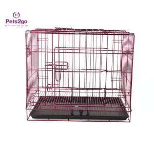 Double Door Wire Material 9kg Pet Carrier Cage