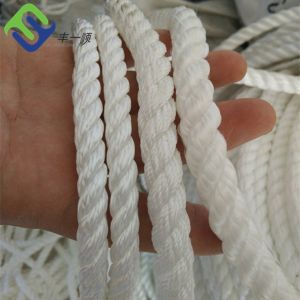 100% Nylon Fiber 3 Strand Twisted Marine Rope Polyamide Ship Rope