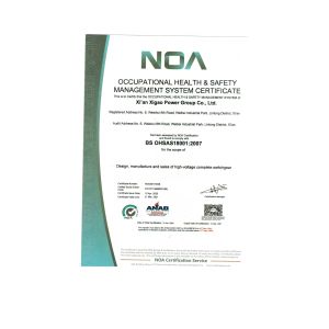 Xi'an Xigao Electricenergy Group Co., Ltd. Certifications