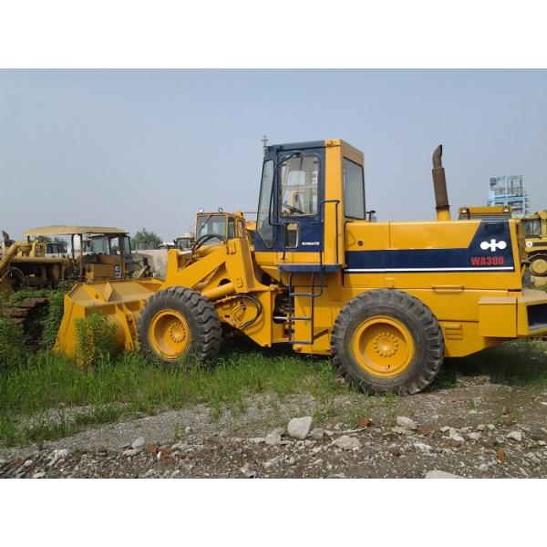 Used Komatsu WA300 Wheel Loader 13T weight SA6D102E engine with Original Paint