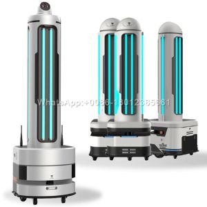 Voice Intercom Bacteria Killing Disinfecting UV Sterilizer Robot