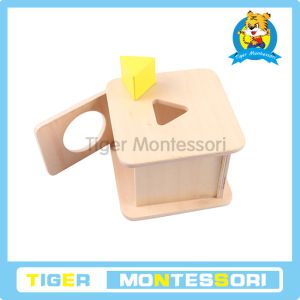 Quality Montessori Materials Imbucare Box w/ Triangle Prism for sale