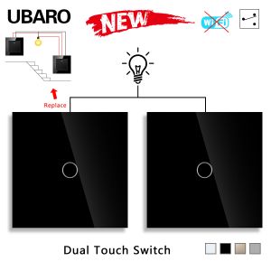 UBARO EU UK Dual Light Switch