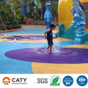 Multicolor Playground Rubber Floor Playground EPDM Granules Flooring Playground