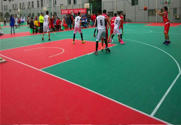 IAAF Anti Aging PP Interlocking Tiles Moistureproof Sport Flooring