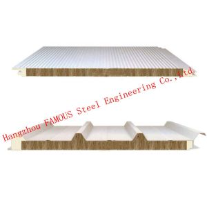 Recycled Rockwool 100mm 1150mm Sandwich Wall Panels