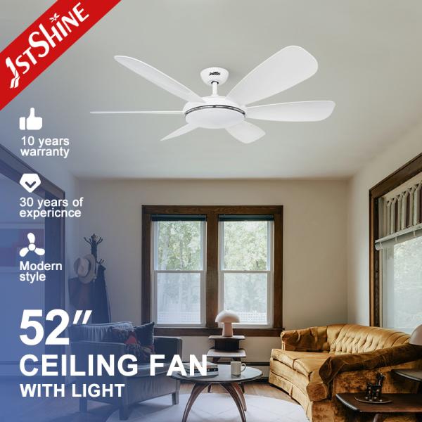 Buy 6-Blade LED Ceiling Fan with Remote Control and Customizable Suspension Length at wholesale prices