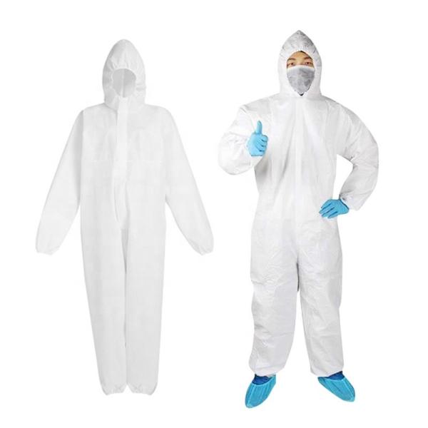 Buy Anti Dust Disposable Surgical Gown   Splash Proof Protective Isolation Clothing at wholesale prices